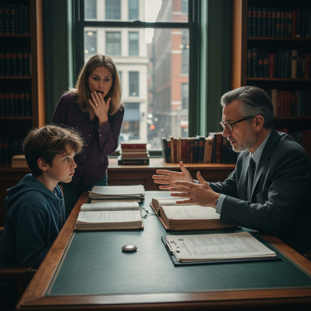 I Thought My Late Father Hated Us Because He Left Us With Nothing But Debt And Struggle. Then My 10-year-old Son Was Summoned To A Private Meeting With A Top-tier Lawyer. The Truth About Why He Kept Us Poor Was Far More Calculated Than We Ever Imagined.