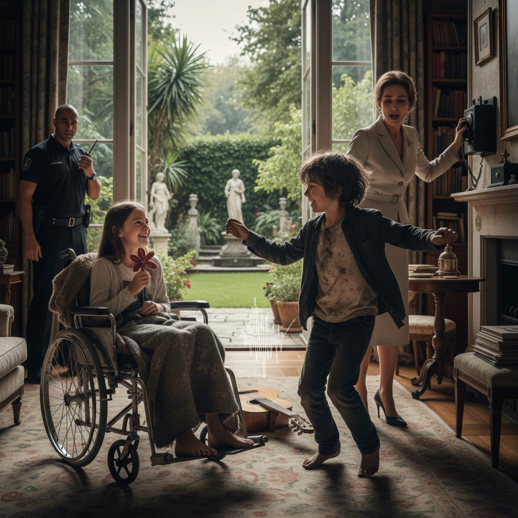 I Spent Millions On International Doctors For My Paralyzed Daughter, But She Remained In A Dark Depression. Today, I Caught A Filthy Homeless Boy Dancing In My Private Garden To Entertain Her. I Was About To Call Security To Have Him Arrested, But Then I Heard A Sound That Stopped My Heart.