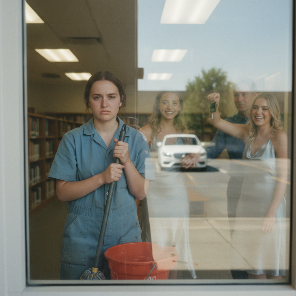 My Twin Sister Was Born 4 Minutes Before Me, So My Parents Paid Her Full Tuition While Giving Me $0. I Worked 3 Jobs And Cleaned Toilets For 4 Years To Graduate With Honors While They Ignored My Existence. At My Awards Ceremony, They Expected Me To Thank Them In Front Of Everyone, But What Happened Next Shocked Everyone…