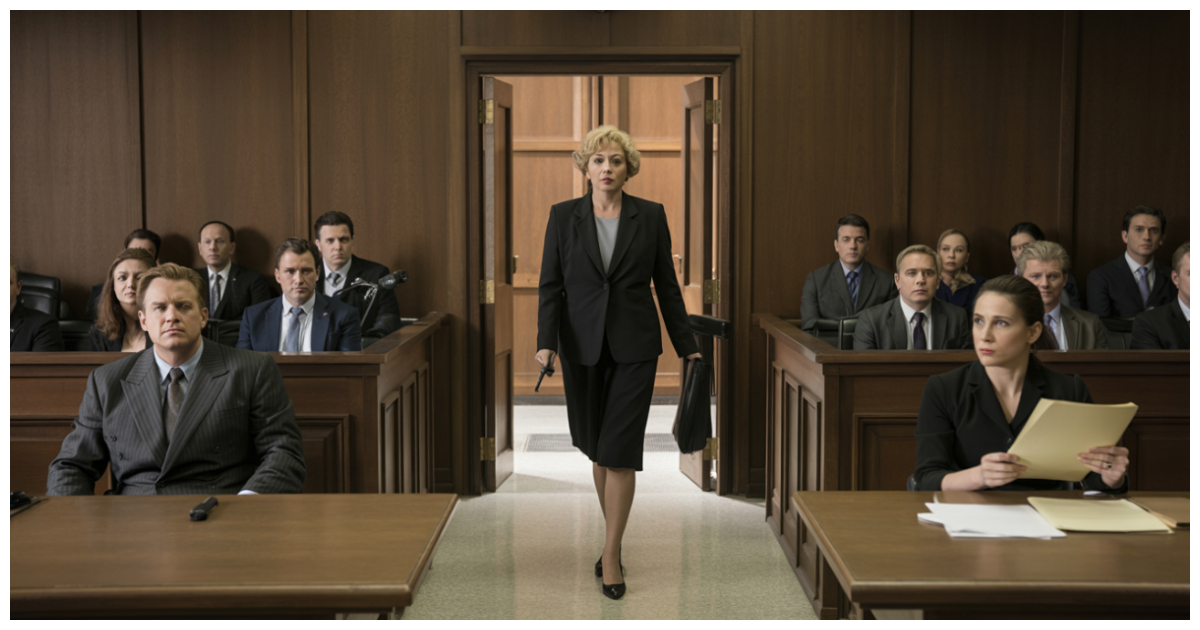 He Mocked His Wife’s Lack of a Lawyer… Until Her Mother Entered the Courtroom