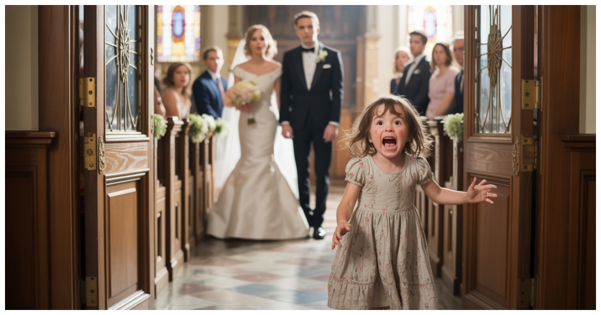 A Little Girl Interrupted the Wedding, Screaming “Don’t Marry Him!”