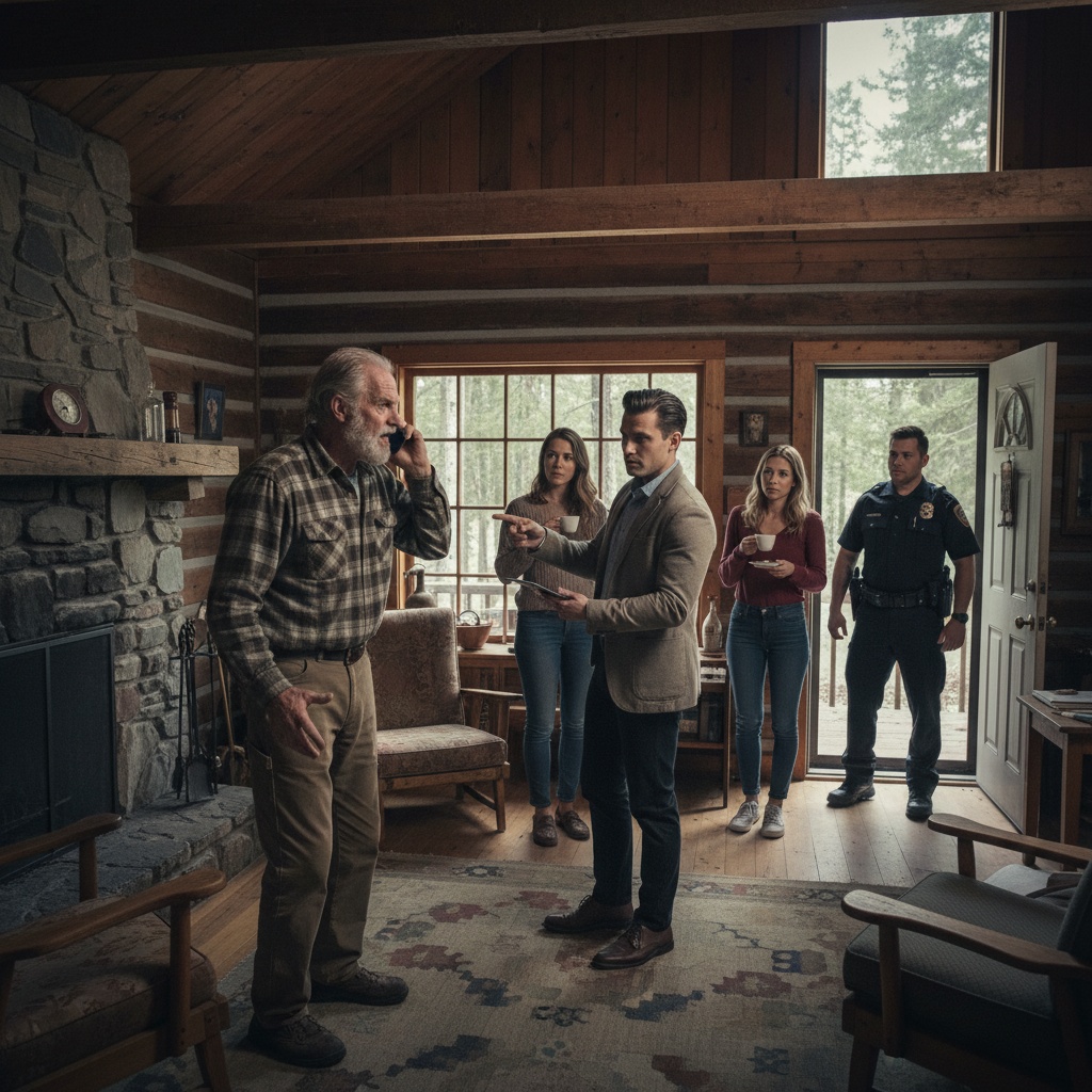 My Nephew Secretly Listed My $385k Retirement Cabin For Sale While I Was Living In It. He Called Me “selfish” For Not Giving Him My House For His “business.” So I Called The Cops In Front Of His Paying Guests.