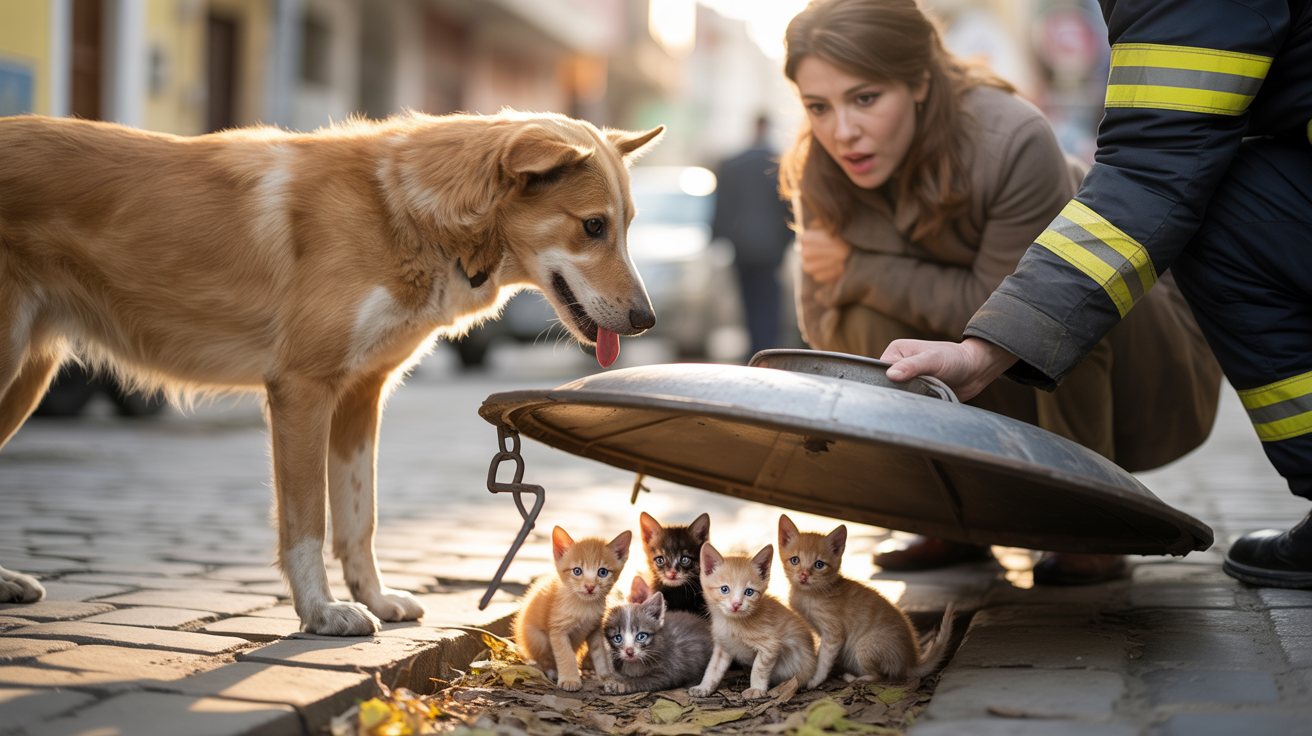 The Dog Looked Into The Storm Drain Every Day, And When It Was Opened – People Were Shocked!