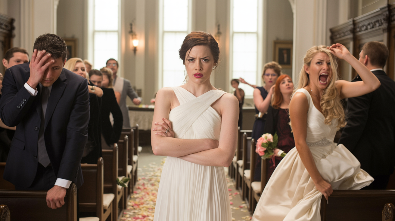 My Sil Poured Red Wine All Over My Wedding Dress