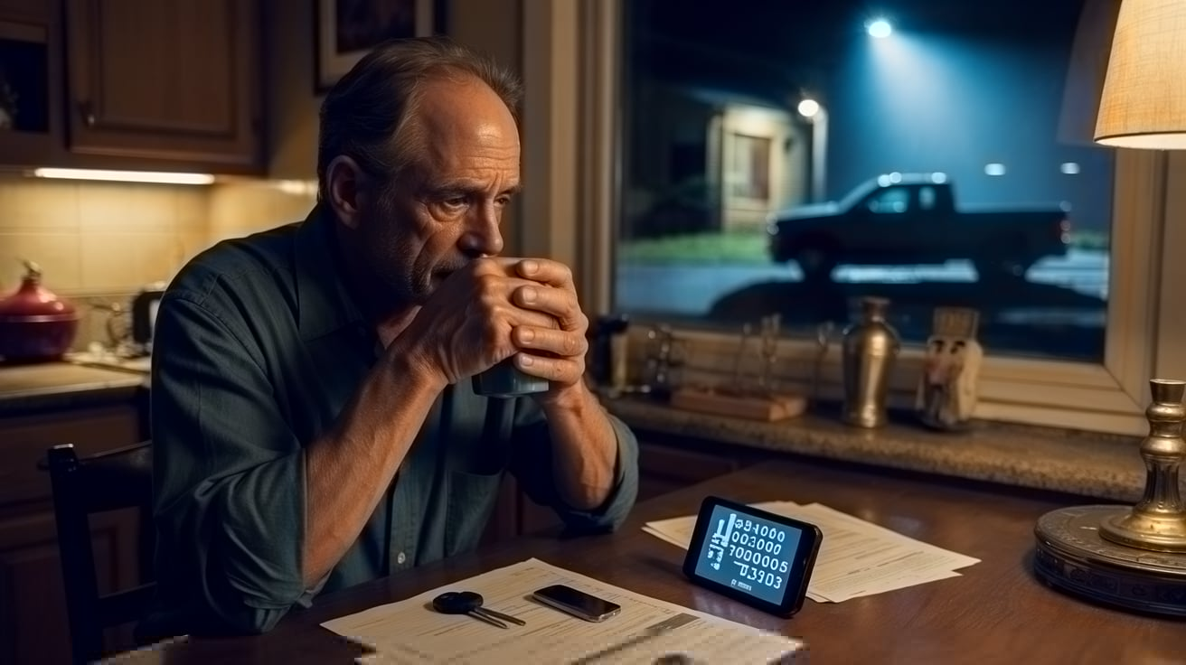 My Son Thought I Didn’t Notice When He Hid An Envelope Under My Truck Dashboard. I Moved It To…