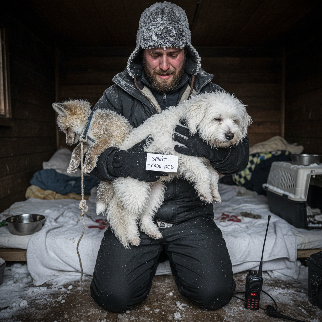 I Was Told To Let My Dog Die In The Storm Because The Terrain Was “Too Dangerous.” I Found Spirit Frozen And Issued A Code Red While Everyone Else Stayed Home. Then I Spotted A Second Life Hanging By A Thread.