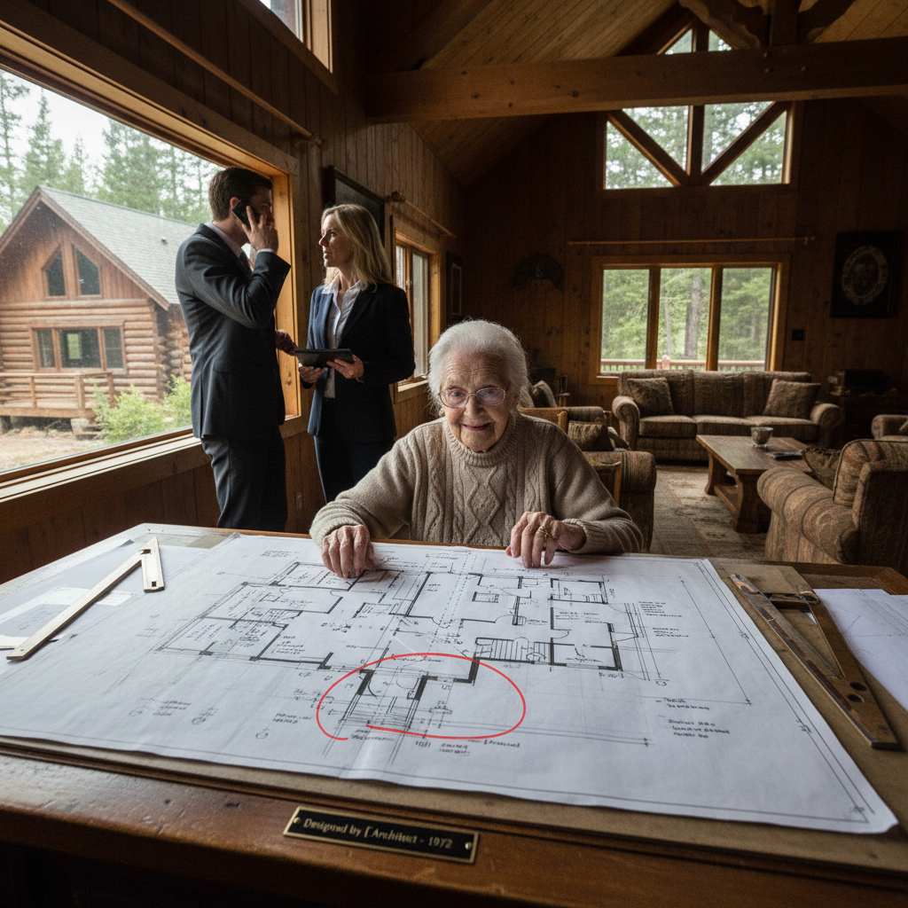 My Son-in-law Is Trying To Put Me In A Nursing Home To Sell My $750,000 Family Cabin. I Overheard Him Telling A Realtor That I’ve Lost My Mind And Can’t Care For Myself Anymore. He Doesn’t Know I’m An Architect Who Designed This House With My Own Hands. Now, I’m Planning A Surprise For Him That He Will Never Forget.