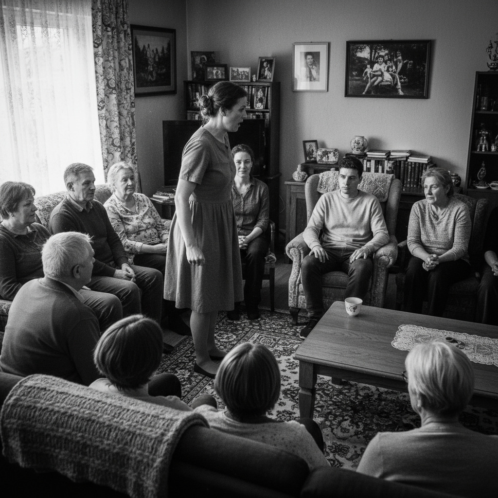 My Fiancé Told Me I Had To Pass A Family Tradition Called The ‘welcome Circle’ To Marry Him. I Sat There For 45 Minutes While 14 Of His Relatives Insulted My Face, My Job, And My Soul. He Just Sat There Nodding Along While I Looked At Him For Help, So I Stood Up And Did Something They Never Expected.