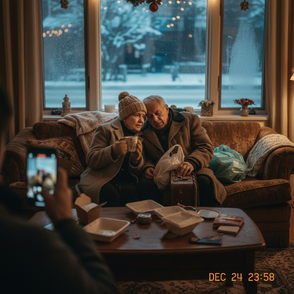 I Found An Elderly Couple Abandoned In The Cold On Christmas Eve. Their Son Sold Their House And Left Them With Nothing. Now He’s Accusing Me Of Kidnapping Them—Should I Call The Police?