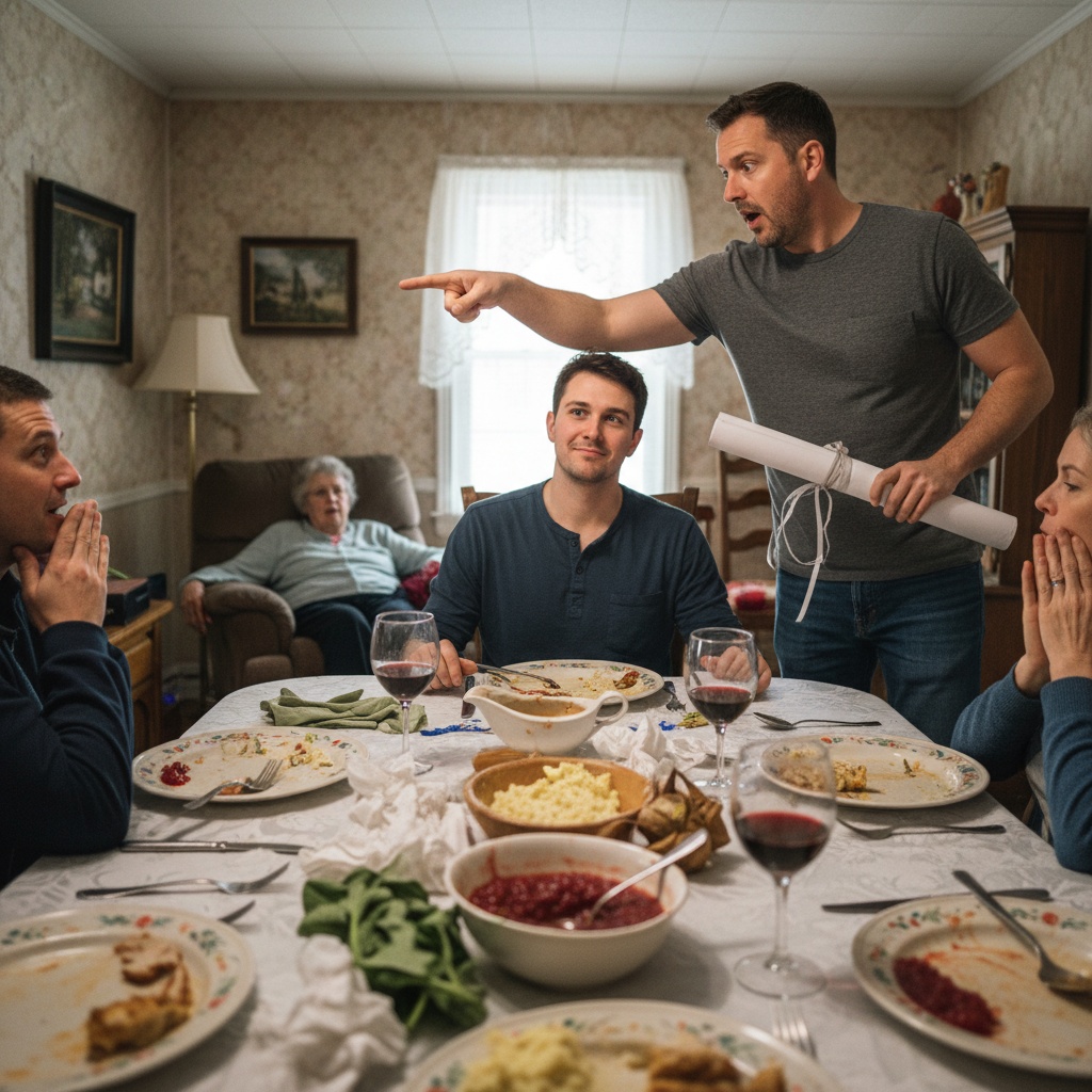 My Brother Announced He’s Evicting Me From Our Late Nana’s House At Thanksgiving Dinner. He Thinks I’m A Jobless Squatter, But He Doesn’t Realize I Bought The House For $1 Three Years Ago. Aita For Letting Him Plan A Renovation On A Home I Already Own