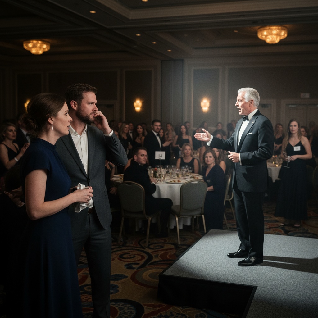 My Husband Forced Me To Wear A $45 Dress And Hide In The Shadows Of A Gala. Then The Billionaire Guest Of Honor Ignored Him To Call My Name. Should I Run Away With The Only Man I Ever Loved?