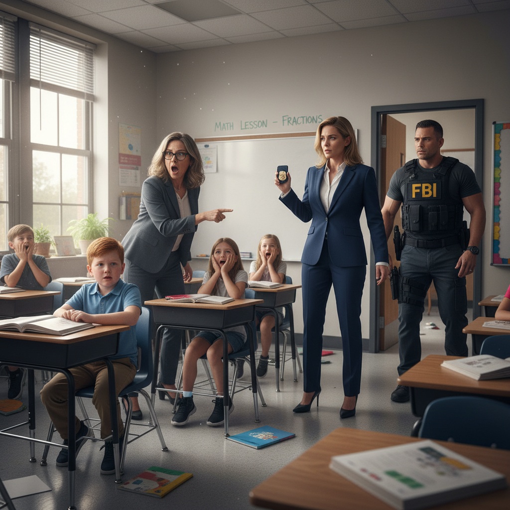 My Teacher Mocked My Son For Claiming I Work At The Pentagon. She Called Me A Janitor In Front Of The Class. Then The Fbi Burst Into Her Lesson.