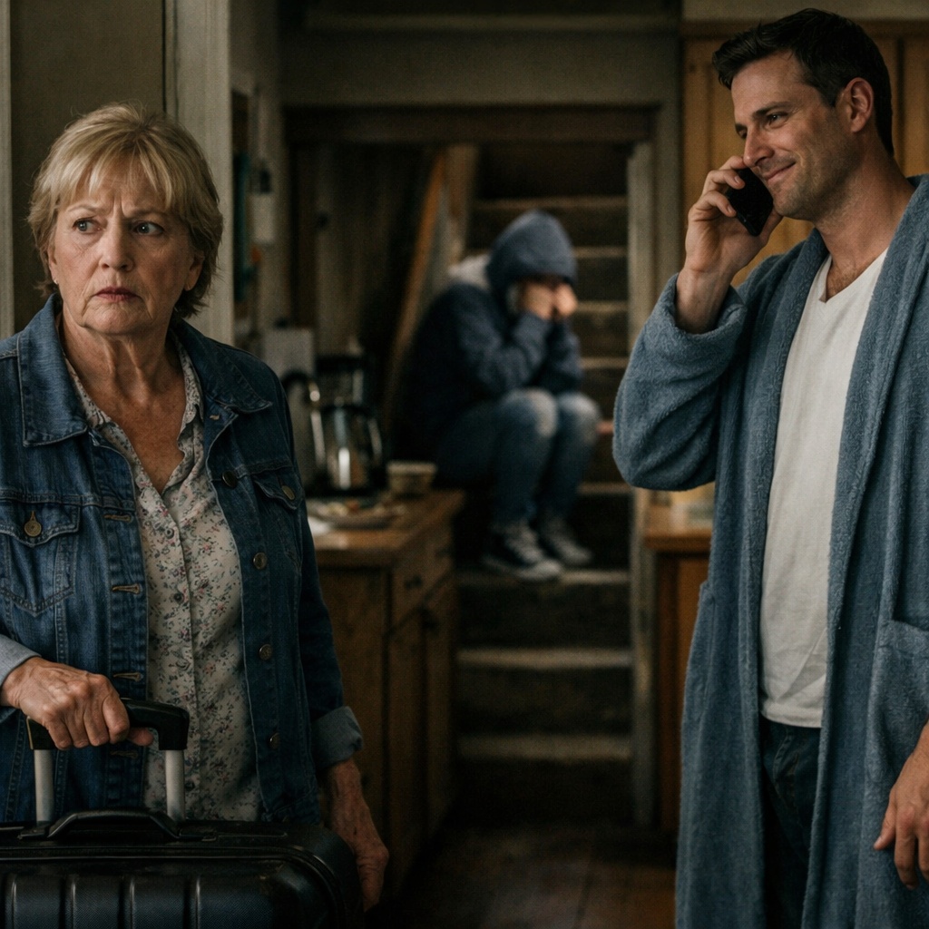 I Came Home to a Stranger Wearing My Clothes — Then I Heard My Granddaughter Crying in the Basement