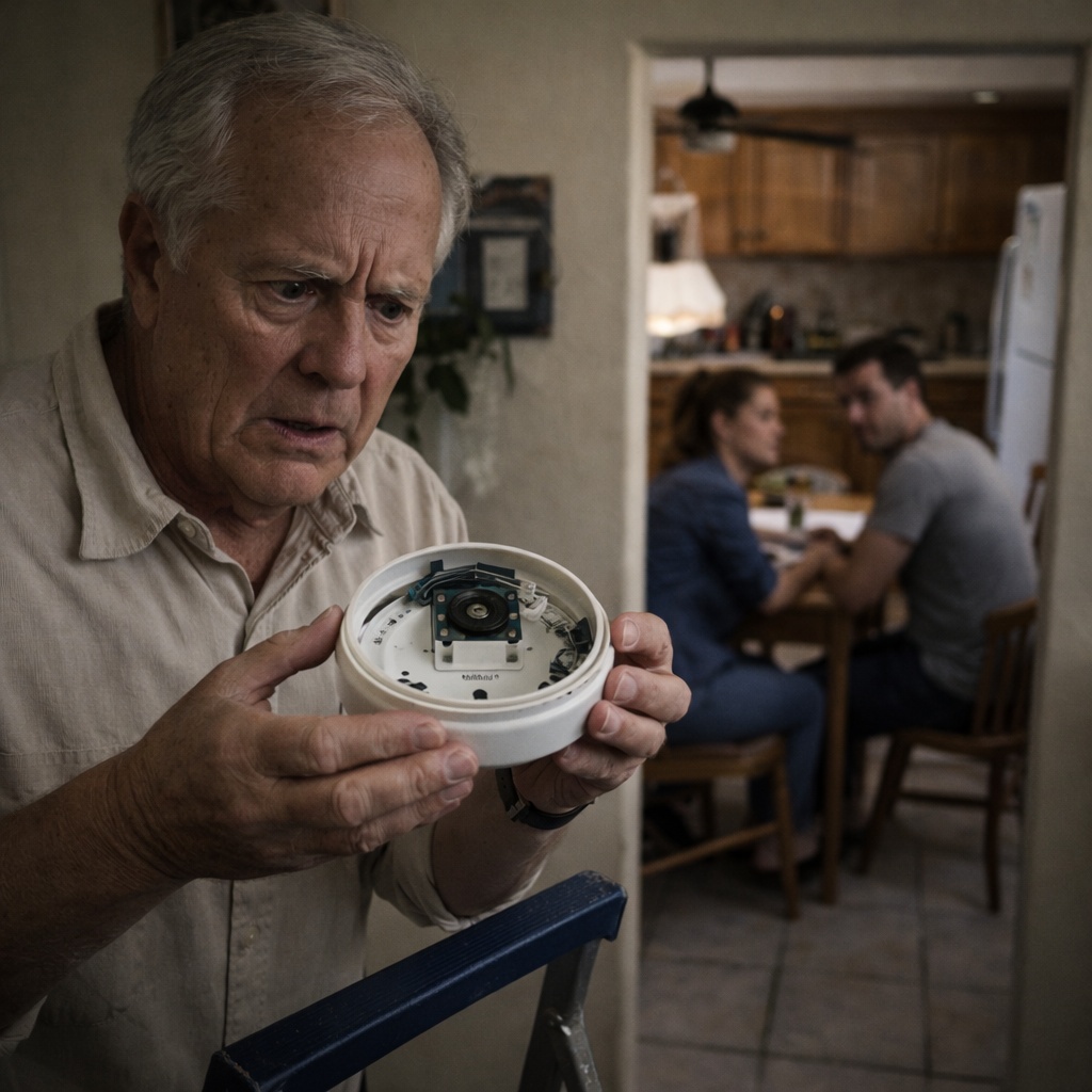 The Smoke Detector Started Beeping. When I Opened It, I Found Out My Daughter Wasn’t Visiting Me. She Was Preparing To Take My Life Apart.