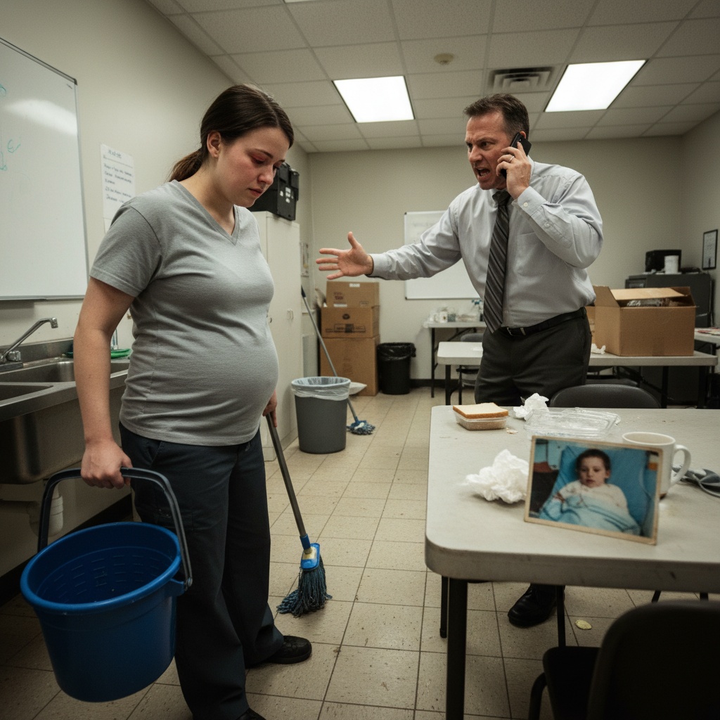 My Boss Got Me Pregnant, Called Me “Just a Cleaner,” Then Fired Me While My Little Brother Was Dying. The Worst Part Was What He Put in Writing.