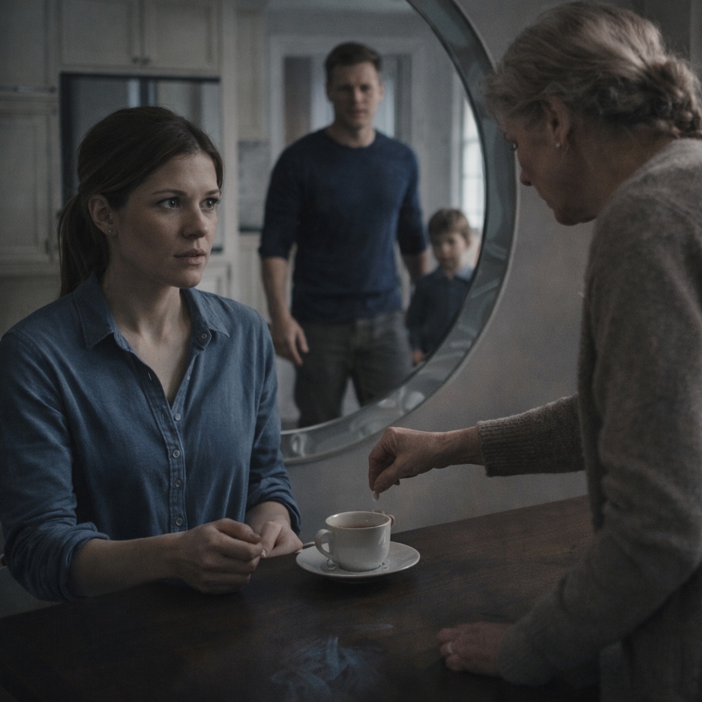 My Mother-in-Law Tried to Drug My Tea — I Saw Her in the Mirror and Switched the Cups. Then I Announced My “Impossible” Pregnancy.
