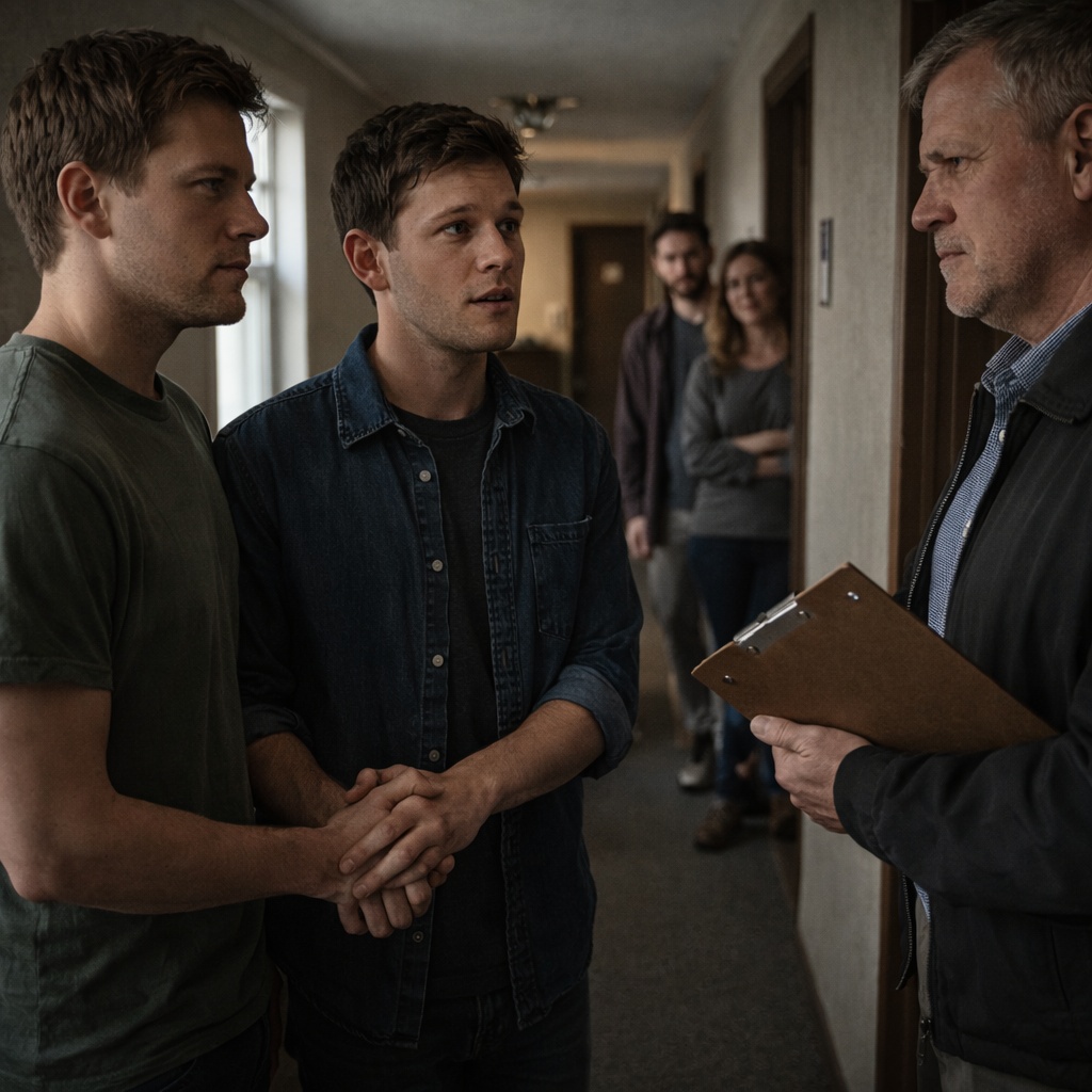 The Day Our Landlord Tried To Force Us Out, My Best Friend Took My Hand In Front Of Everyone — And Changed Both Of Our Lives