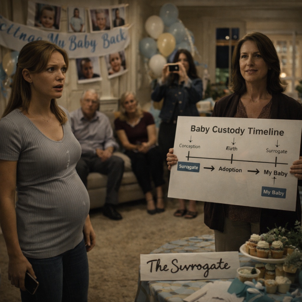 My MIL Hijacked My Baby Shower And Introduced Me As “The Surrogate.” She Even Printed A Timeline For When I’d Hand Over My Son.
