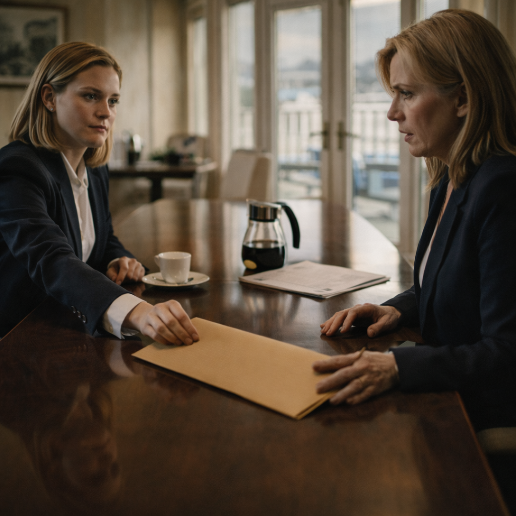 My Mother Left Me At Sixteen For A Man She Barely Knew. Seven Years Later, She Sat Across From Me Asking For A Job In The Hotel Empire She Once Walked Away From.