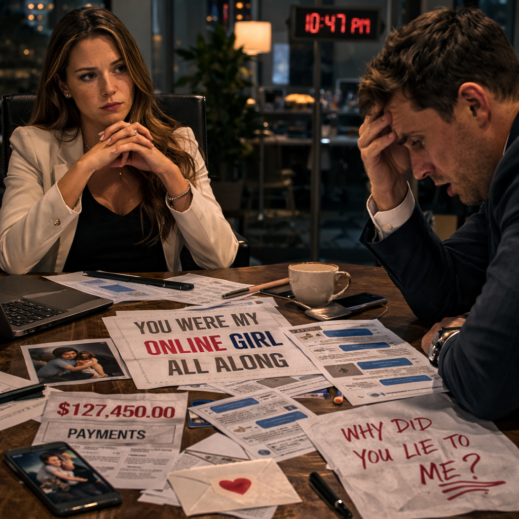 My Boss Slid Our Private Messages Across the Conference Table and Asked Me Who I Really Was