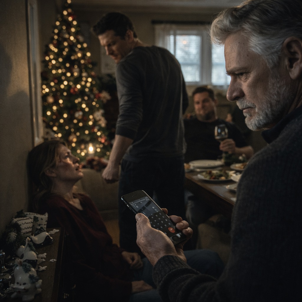 My Son-in-law Punched My Daughter at Christmas Dinner. His Brother Smiled and Said She Needed to Shut Up. They Forgot I Was a Retired Investigator.