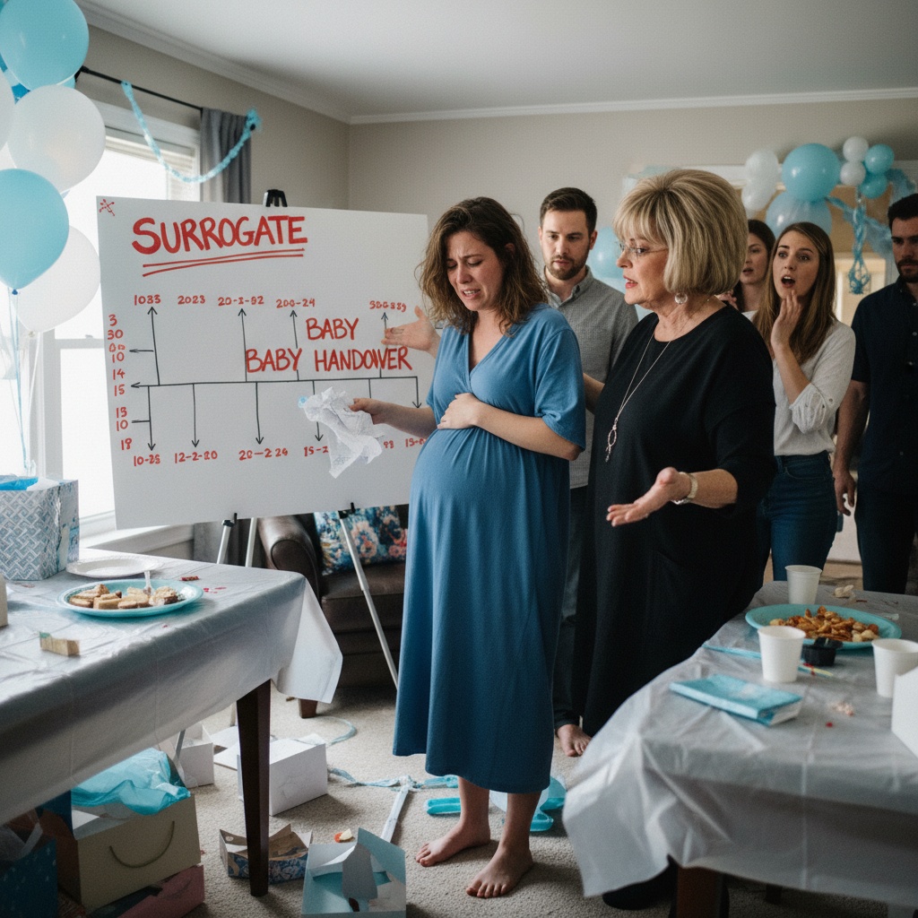 My Mil Hijacked My Baby Shower And Labeled Me As The “Surrogate.” She Even Created A Timeline For When I Should Hand Over My Son. Does She Actually Believe This Is Legal?