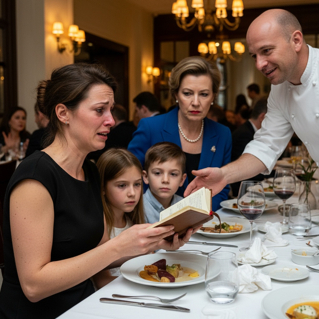 My Mother-in-law Told Me My Late Husband Would Be Ashamed Of My Parenting At A Fancy Dinner. Then The Restaurant Owner Walked Over And Handed Me My Husband’s Secret Notebook. Was She Right To Judge Me?