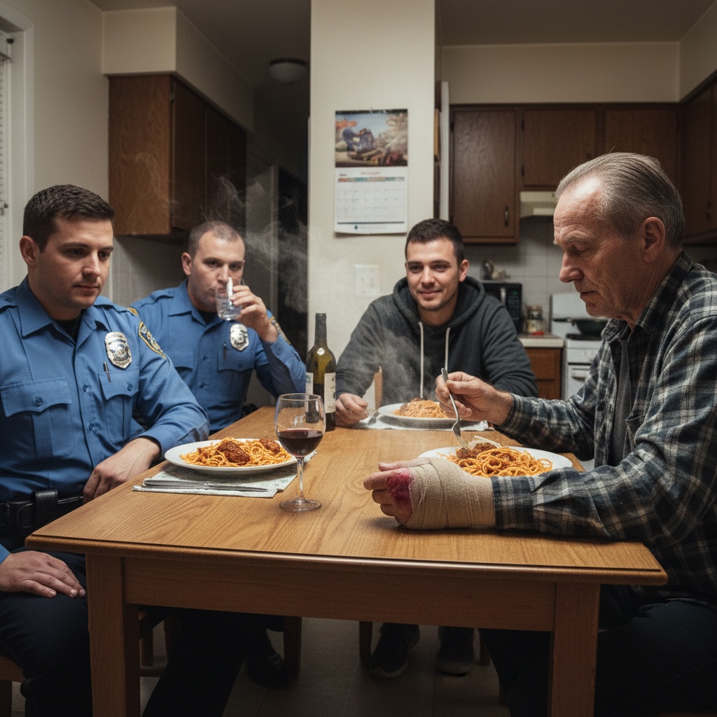 My Son Stole My $83,000 Life Savings And Broke My Wrist For Gambling Money. I Invited Him Over For His Favorite Dinner To “Forgive” Him. He Didn’t Realize The Police Were Already At The Table. Was I Too Cruel?