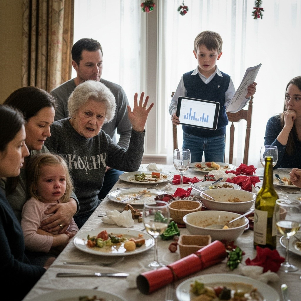 My Billionaire Mil Slapped My 5-year-old During Christmas Dinner And The Whole Family Ignored It. Then My Quiet 8-year-old Son Stood Up And Revealed The “Receipts” He’s Been Hiding For Months. How Do I Deal With The Aftermath?