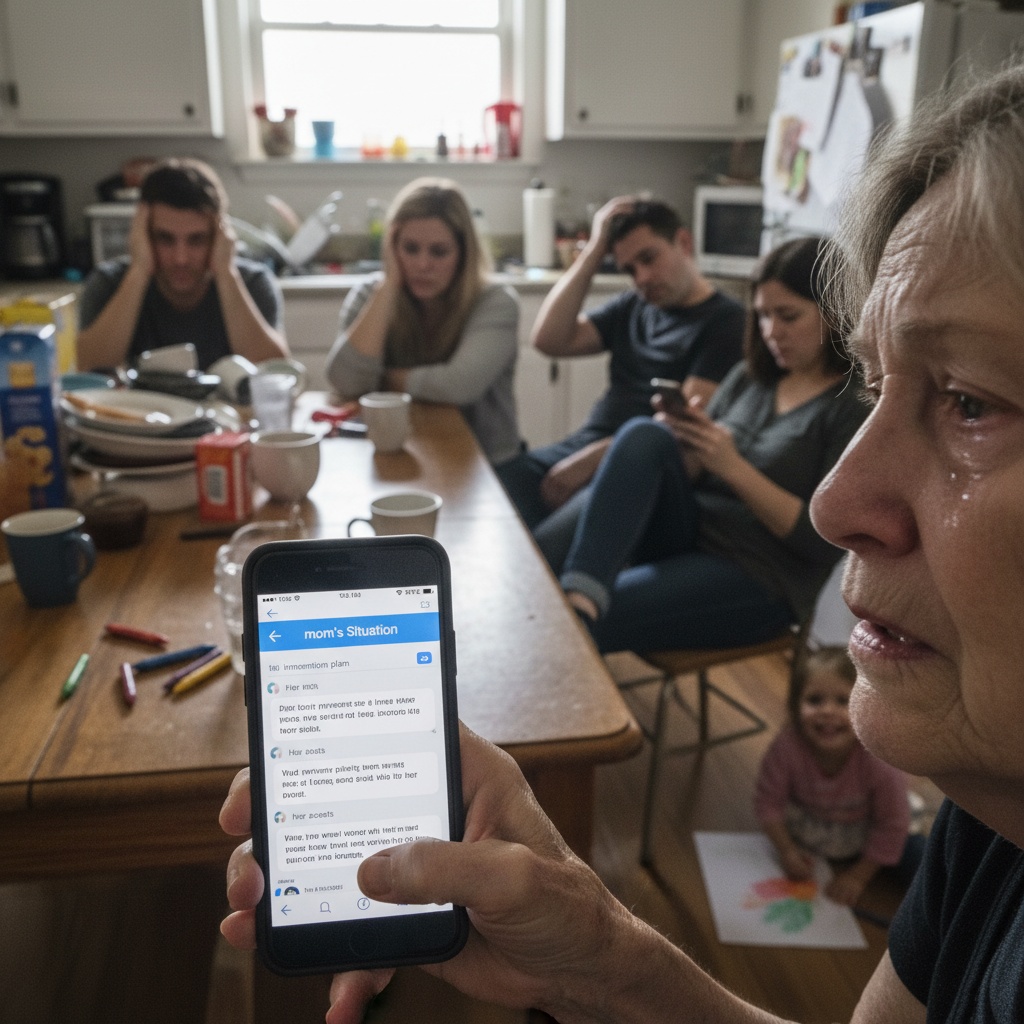 My 3 Children Visited Me For The First Time In Years To “Save” Me. Then I Found Their Secret Group Chat Titled “Mom’s Situation.” Now They’re All Disinherited And My Granddaughter Is Getting Everything.