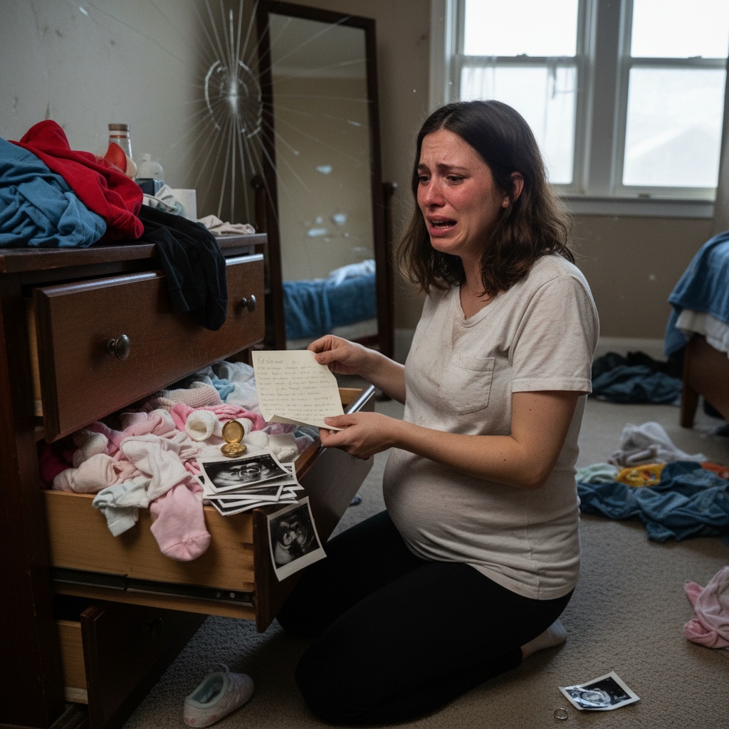 My House Was Broken Into While I Was Alone And Pregnant. I Thought They Took Everything, But When I Opened My Drawer, I Burst Into Tears. Who Was This Man Really?