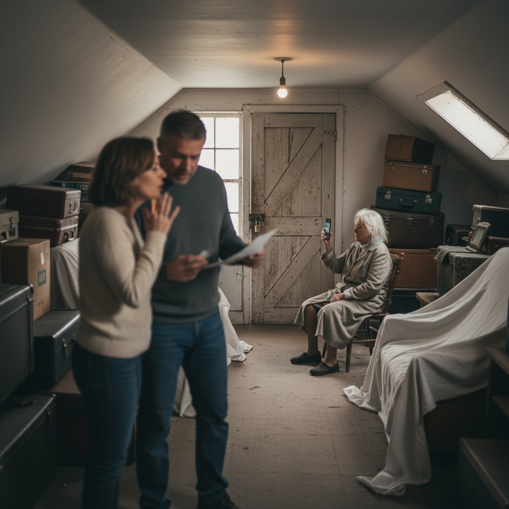 My Son And His Wife Locked Me In The Attic To Steal My House. They Thought I Had Dementia, But I Recorded Every Word Of Their Plan. Was I Too Harsh To Call The Police?