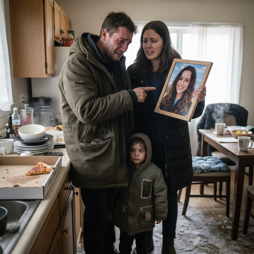 I Saved A Homeless Man And A Child During A Blizzard. Then He Pointed At My Sister’s Photo And Started Sobbing. What Should I Do?