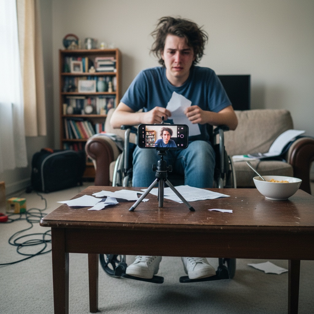 A University Offered Me A Full Scholarship—But Only If My Wheelchair Stayed Out Of Their Photos. I Tore It Up On Livestream And Exposed Them