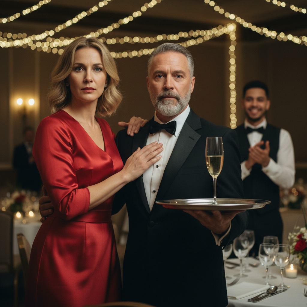 My Husband Banned Me From His Retirement Party—So I Disguised Myself as a Server and What I Saw Broke Me