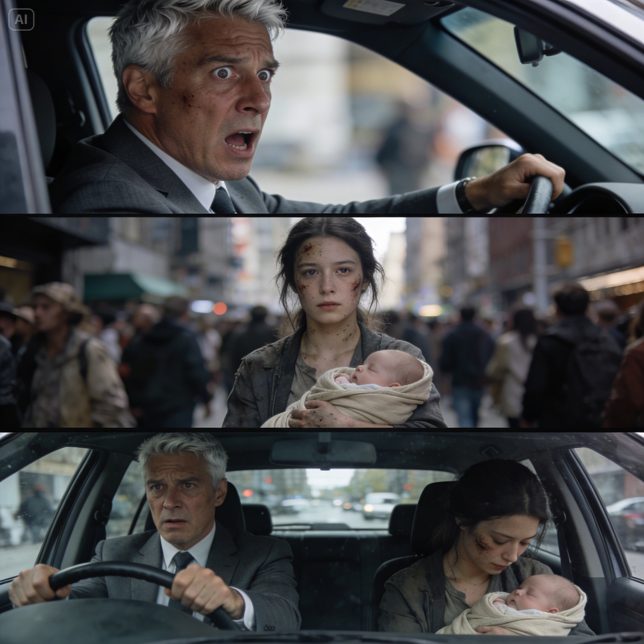 I saw my daughter begging in the street while carrying her baby… She told me her husband had…