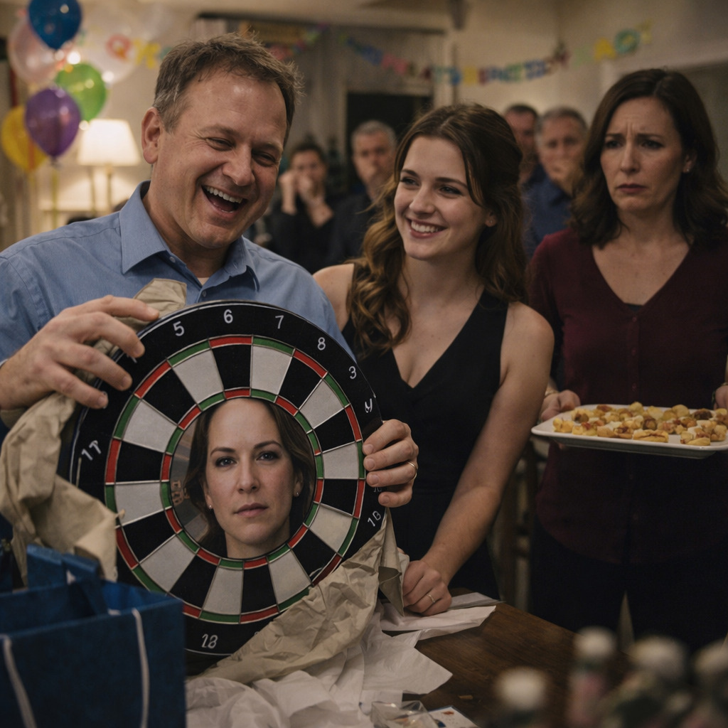 My Stepdaughter Put My Face on a Dart Board for My Husband’s Birthday, and What Happened After I Walked Away Changed Everything