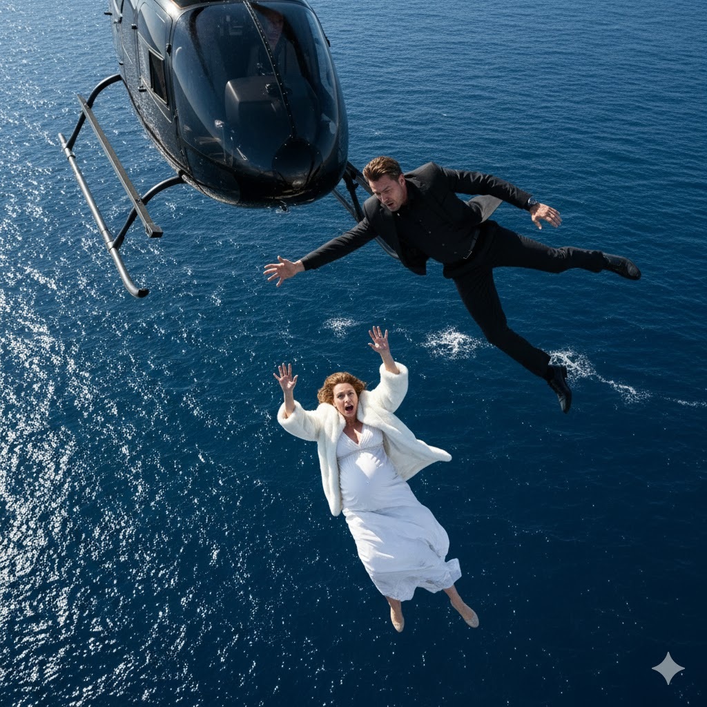 The husband pushes his pregnant, billionaire wife from a helicopter to claim the inheritance, but unexpectedly, she was already prepared…
