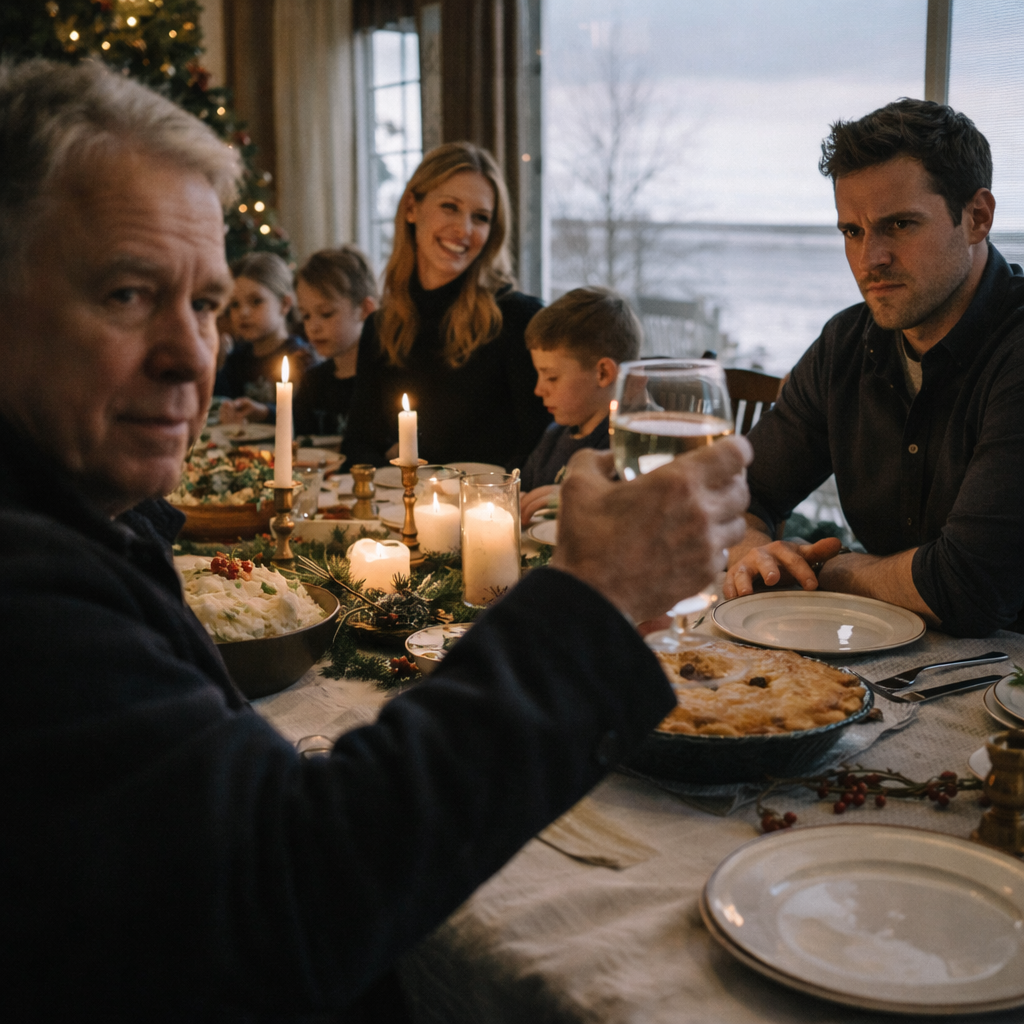 “To Many More Christmases at the Lake, Dad,” My Son Toasted, Smiling. I Raised My Glass Because I had known EVERYTHING
