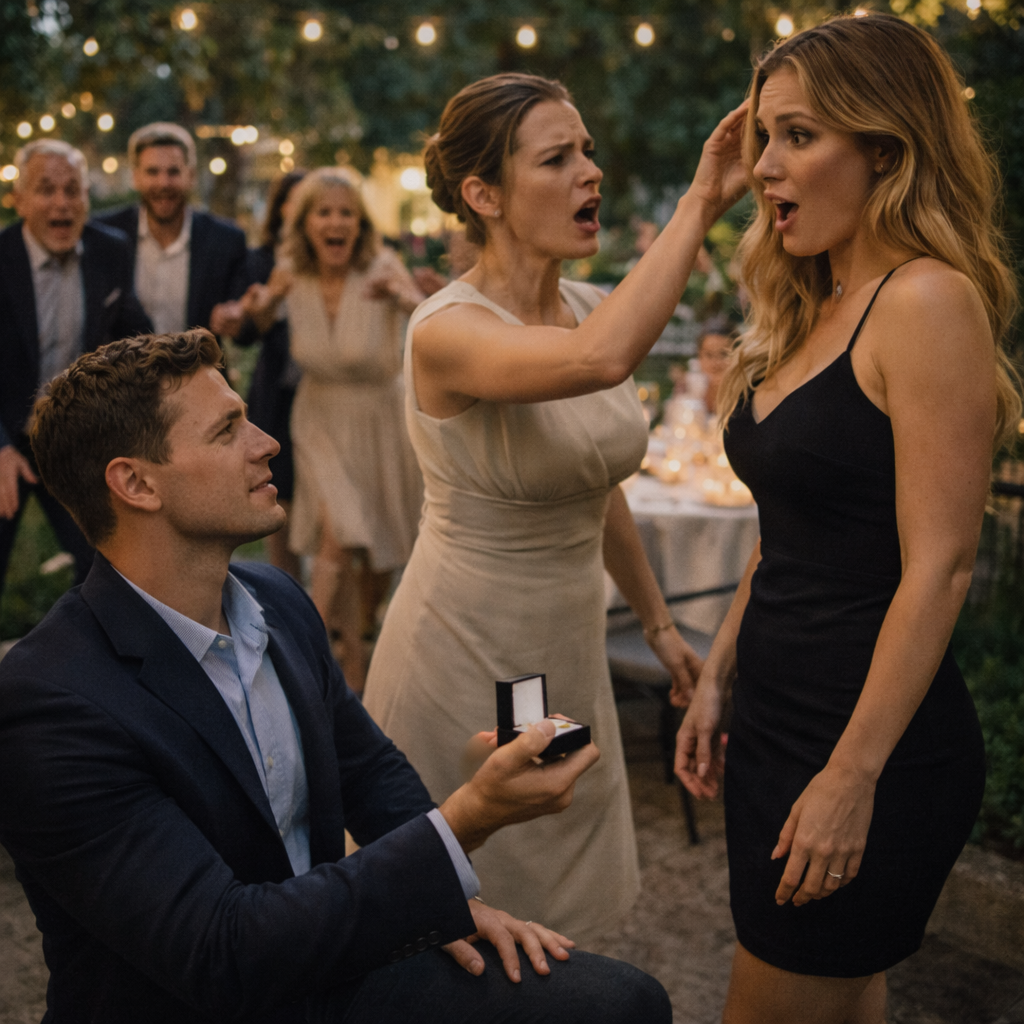 My Husband’s Best Friend Pulled My Hair During His Proposal Then Claimed The Engagement Wasn’t Valid Without Her