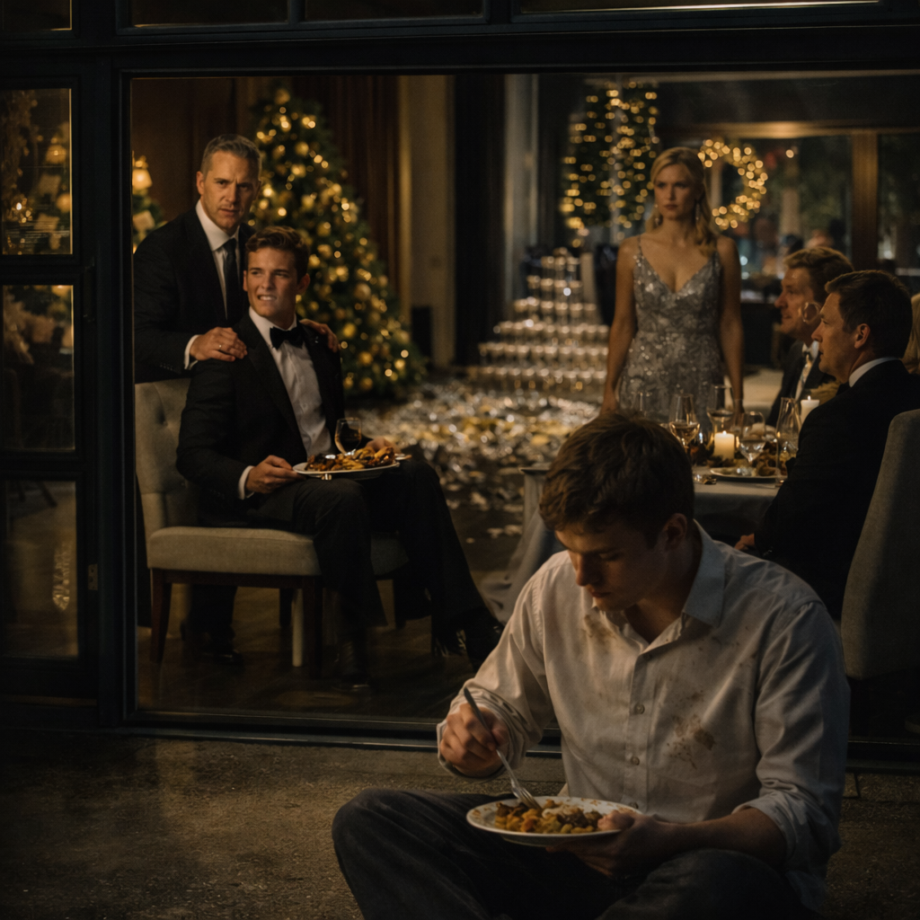 My Son Was Told To Wait In The Garage On Christmas Eve Because He “Smelled Like Poor.” I Let Them Finish Dinner Before I Destroyed Their Perfect Night.