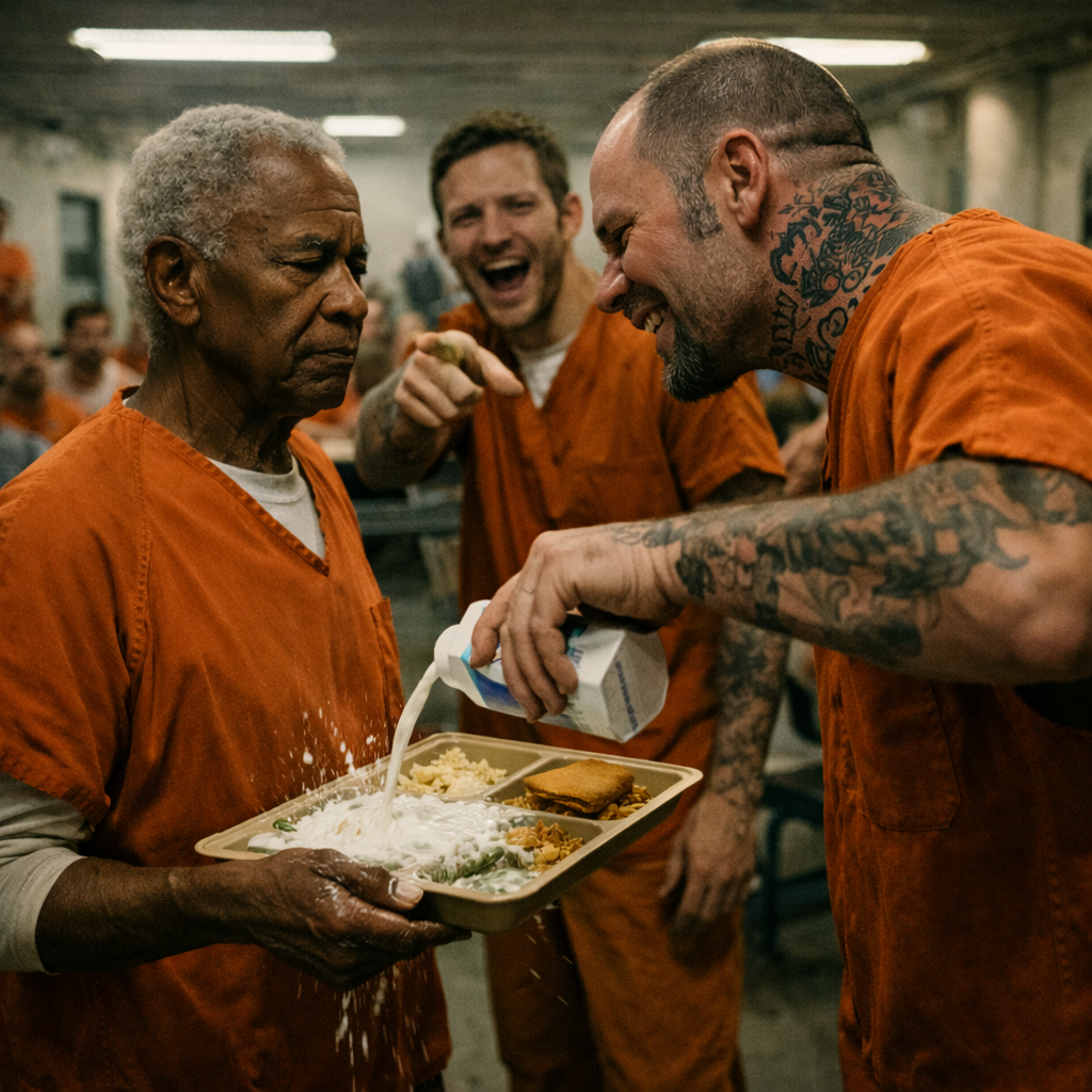 The New Inmate Looked Too Old for Prison. Within 10 Seconds, Even The Gang Boss Was Terrified To Touch Him