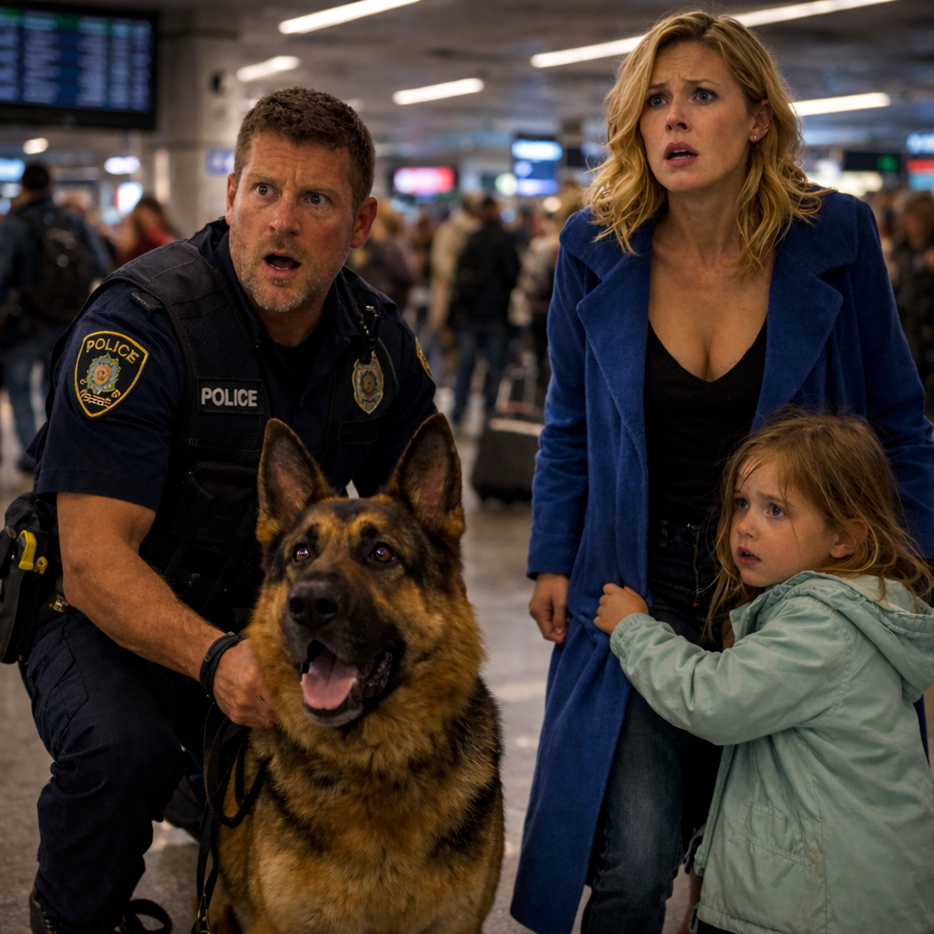 A Little Girl Tapped Her Sleeve Three Times Then The Police Dog Did The Unthinkable