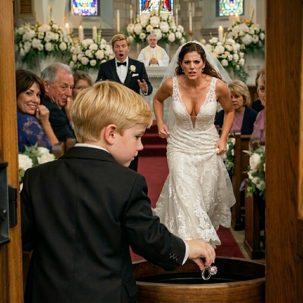 The Bride Was Seconds From Saying “I Do”… Until The Groom’s Son Exposed Her Secret