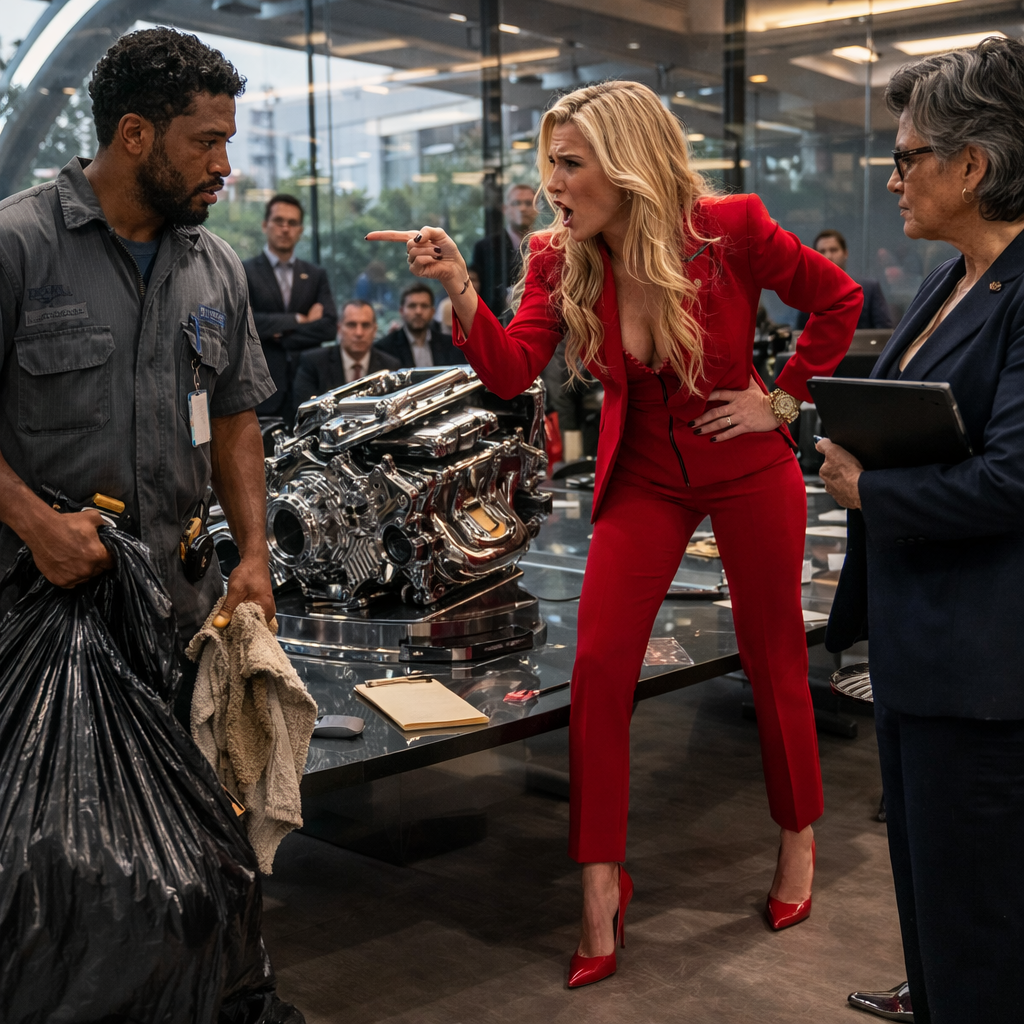 “Fix It and I’ll Marry You!” The CEO Mocked A Janitor Who Just Silenced The Room