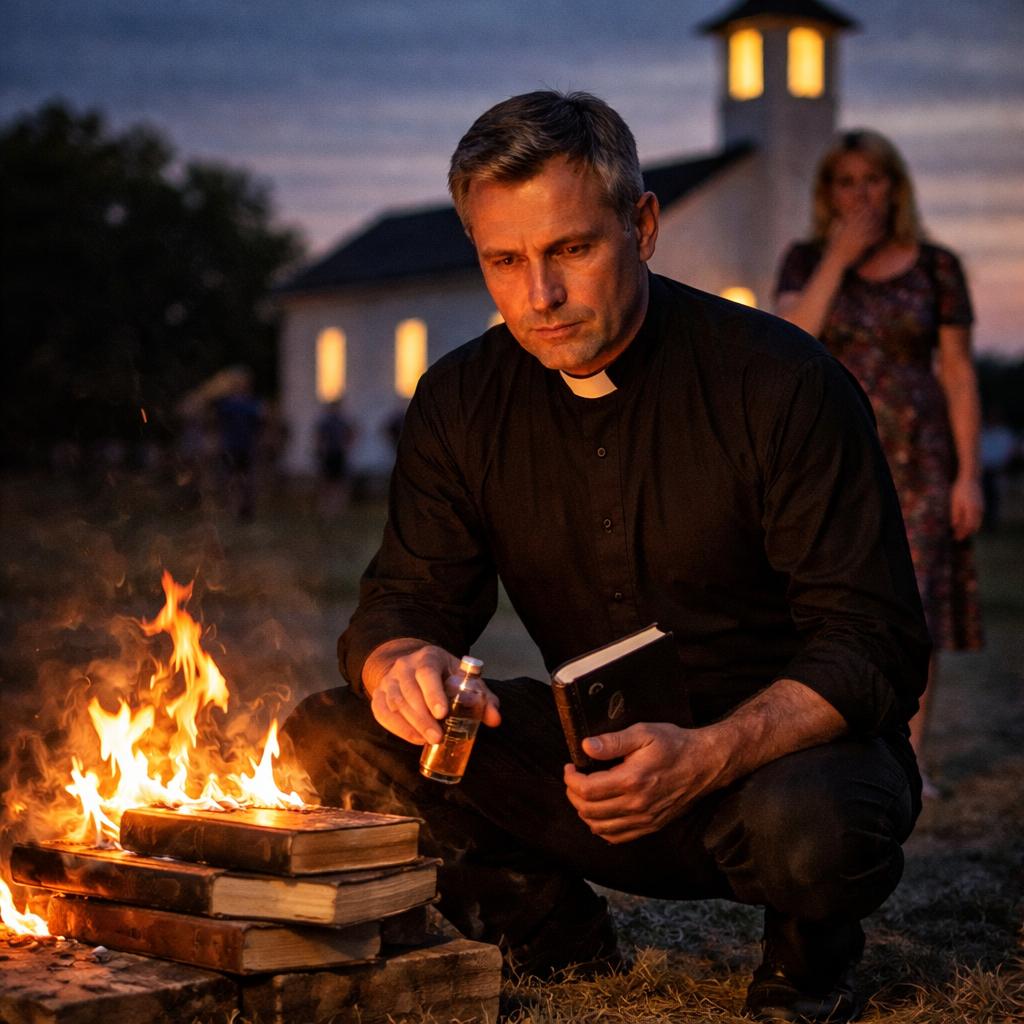 The POPULAR PASTOR Burns BIBLES Every Sunday. One Member Found Out Why And It’s Not What You Think