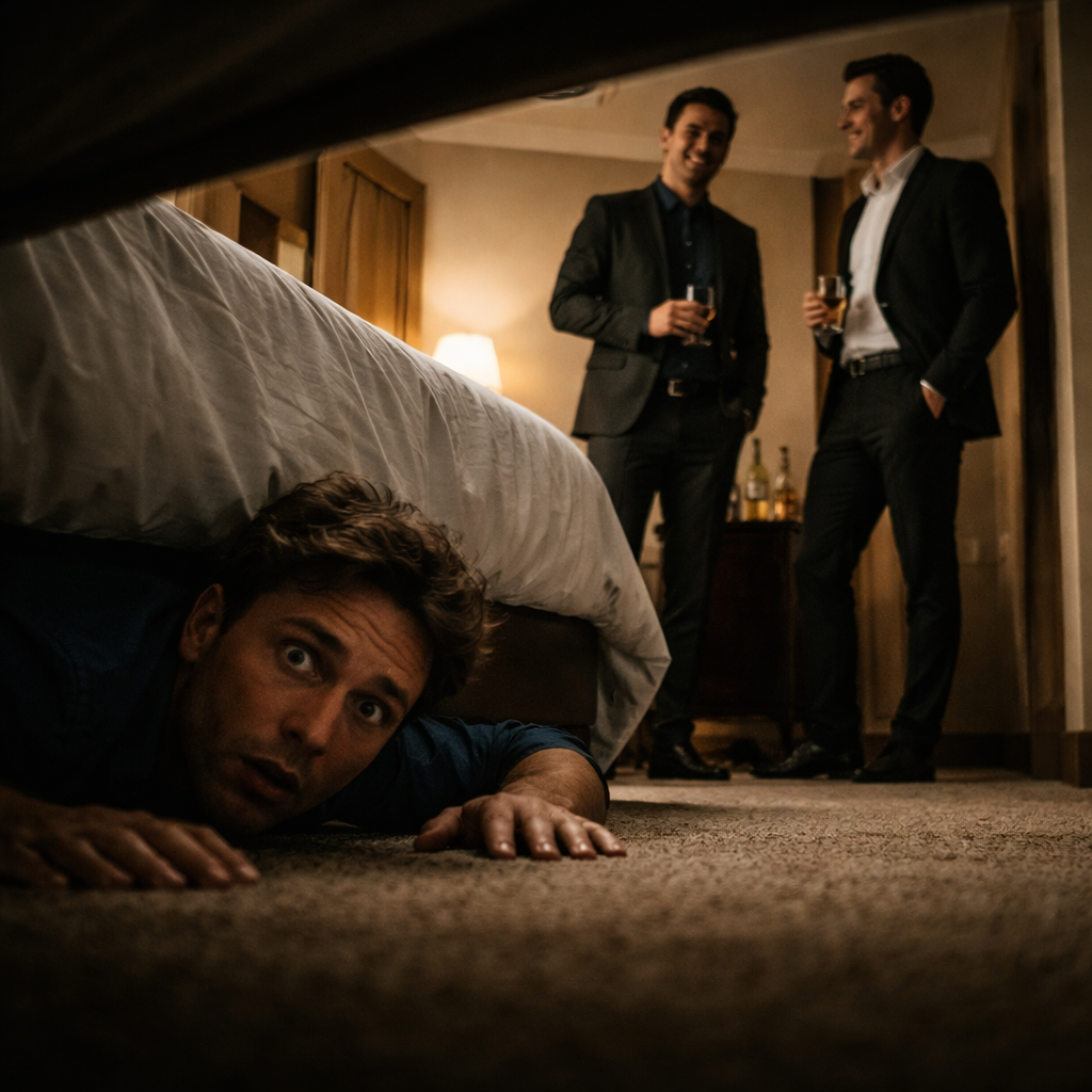 The Night Before His Wedding, He Hid Under The Bed As A Prank Then Heard Something That Changed Everything