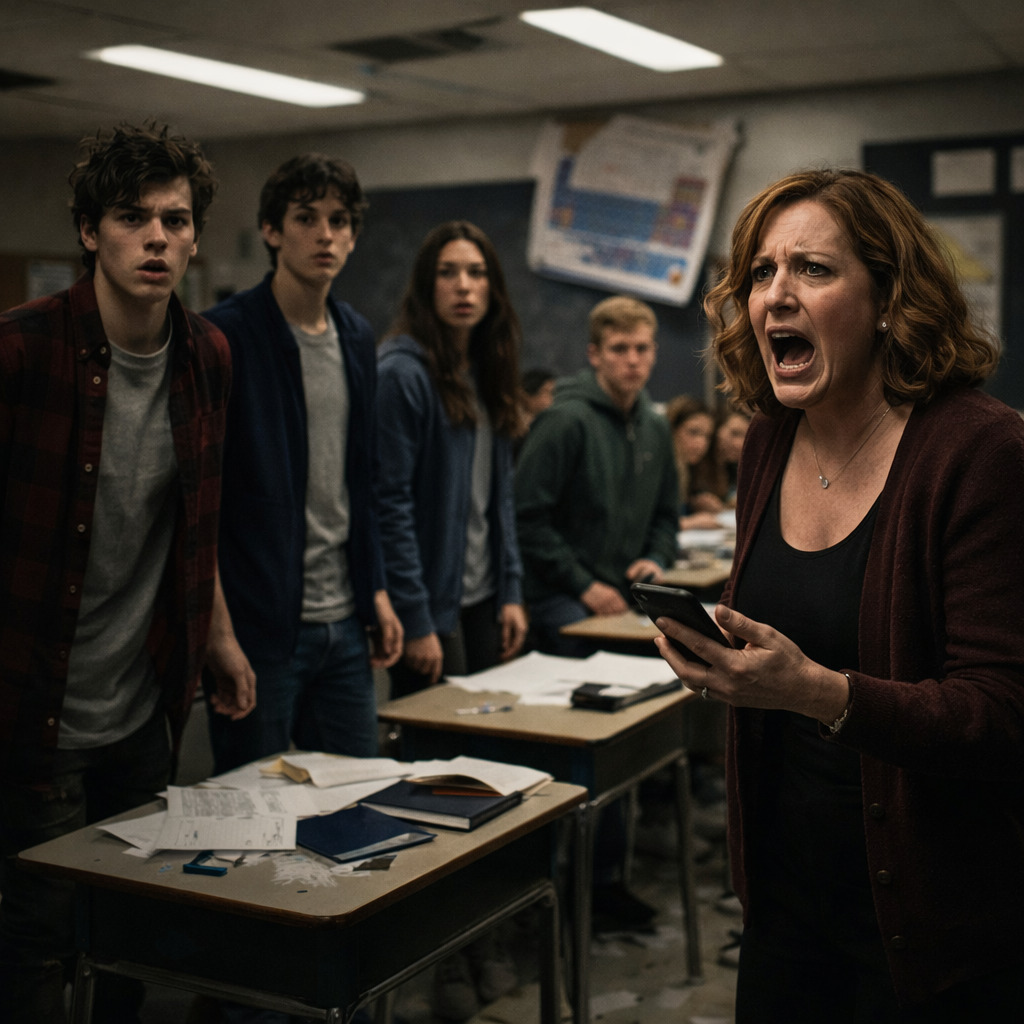 My Teacher Thought One of Us Planned a School Attack, But the Phone in the Bathroom Exposed Something Even Worse