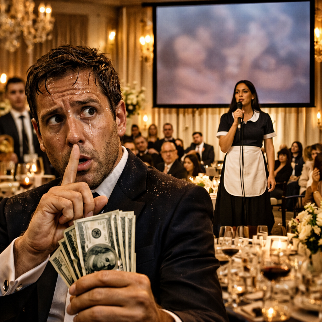 He Paid His Housekeeper $5,000 to Stay Quiet. But at the Gala, She Spoke ONE SENTENCE That Cost Him Billions