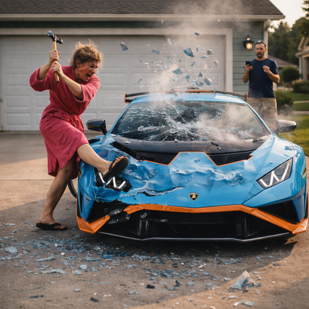 “I Don’t Care Who You Are!” Karen Smashed My $300,000 Lamborghini Not Knowing This Just Landed Her in PRISON